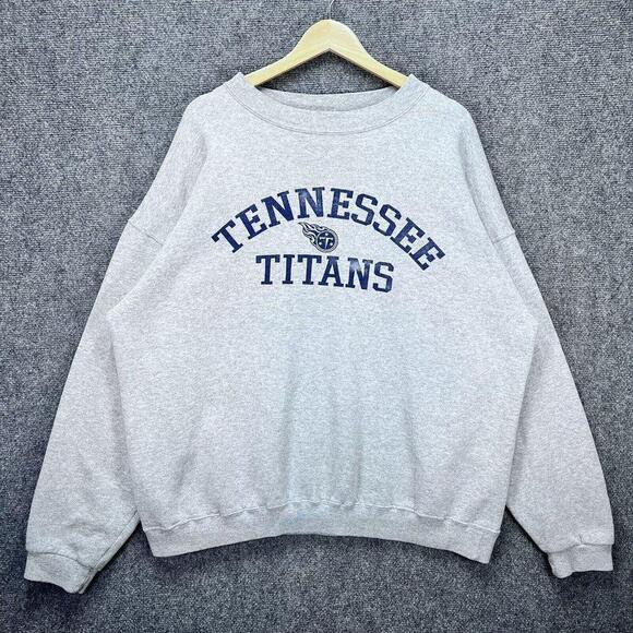 Other - Retro Tennessee Titans Sweatshirt Gray Football N Fl Sports 90S